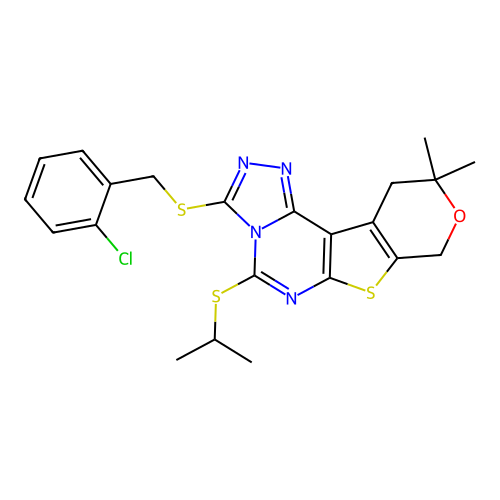 C22H23ClN4OS3 structure