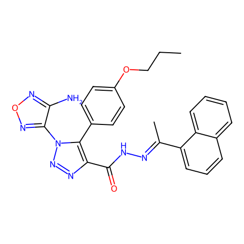 C26H24N8O3 structure