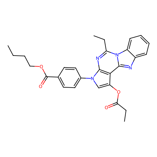 C28H28N4O4 structure