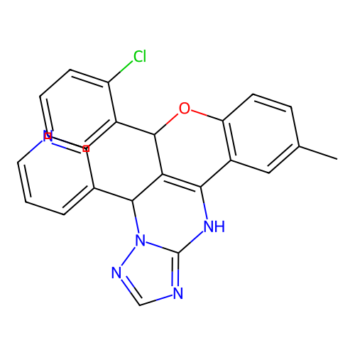 C24H18ClN5O structure