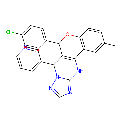 C24H18ClN5O structure
