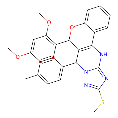 C28H26N4O3S structure