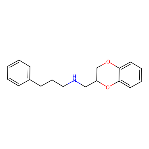 N-(2,3-dihydro-1,4-benzodioxin-2-ylmethyl)-3-phenyl-1-propanamine structure