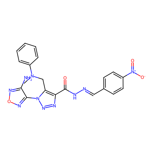 C20H18N10O4 structure