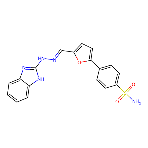 C18H15N5O3S structure