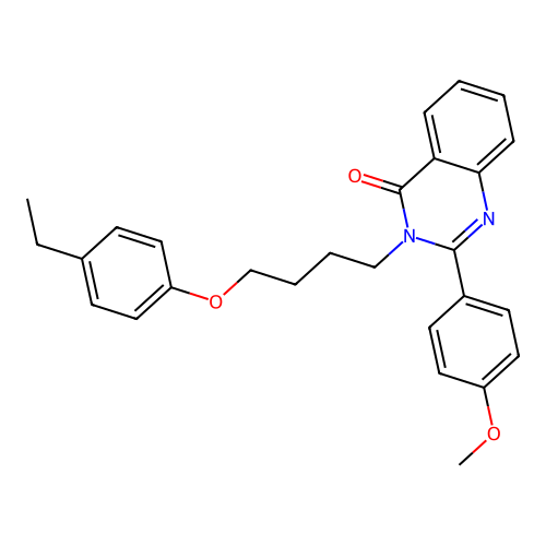 3-(4-(4-ethylphenoxy)butyl)-2-(4-methoxyphenyl)quinazolin-4(3H)-one structure