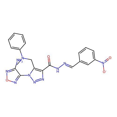 C20H18N10O4 structure