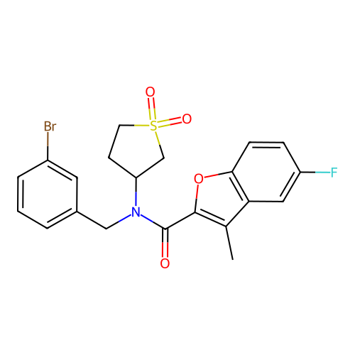 C21H19BrFNO4S structure