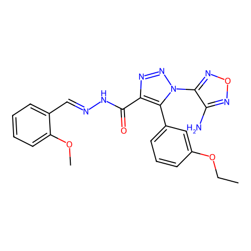 C21H20N8O4 structure