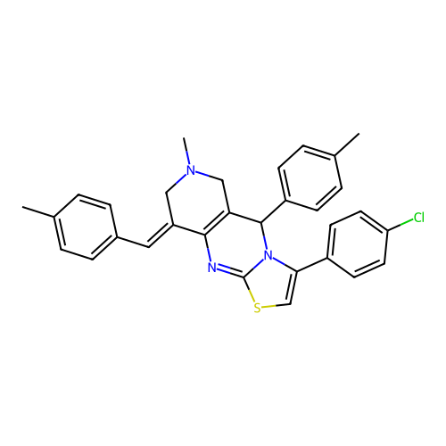 C31H28ClN3S structure