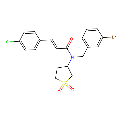 C20H19BrClNO3S structure