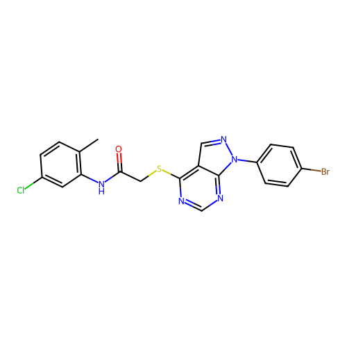 C20H15BrClN5OS structure
