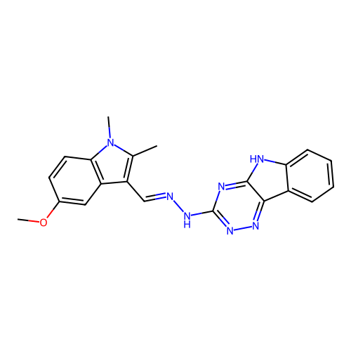 C21H19N7O structure
