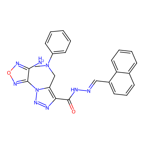 C24H21N9O2 structure