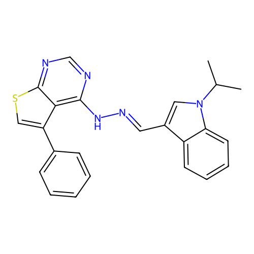C24H21N5S structure