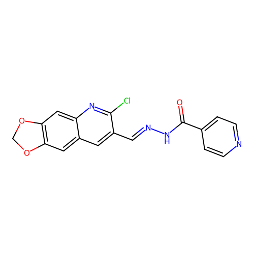 C17H11ClN4O3 structure