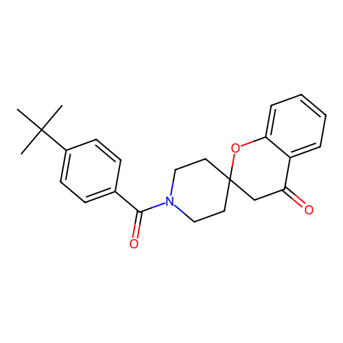 1'-(4-(Tert-butyl)benzoyl)spiro[chroman-2,4'-piperidin]-4-one structure