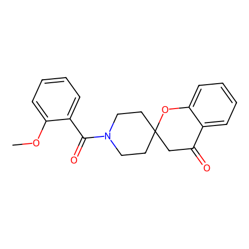 1'-(2-Methoxybenzoyl)spiro[chromane-2,4'-piperidine]-4-one structure