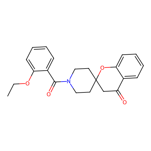 1'-(2-Ethoxybenzoyl)spiro[chroman-2,4'-piperidin]-4-one structure