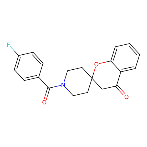 1'-(4-Fluorobenzoyl)spiro[chroman-2,4'-piperidin]-4-one structure