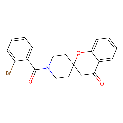 1'-(2-Bromobenzoyl)spiro[chroman-2,4'-piperidin]-4-one structure
