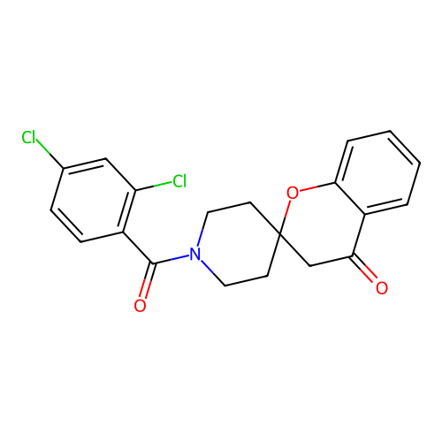 1'-(2,4-Dichlorobenzoyl)spiro[chroman-2,4'-piperidin]-4-one structure