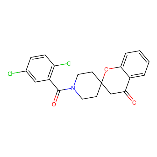 1'-(2,5-Dichlorobenzoyl)spiro[chroman-2,4'-piperidin]-4-one structure