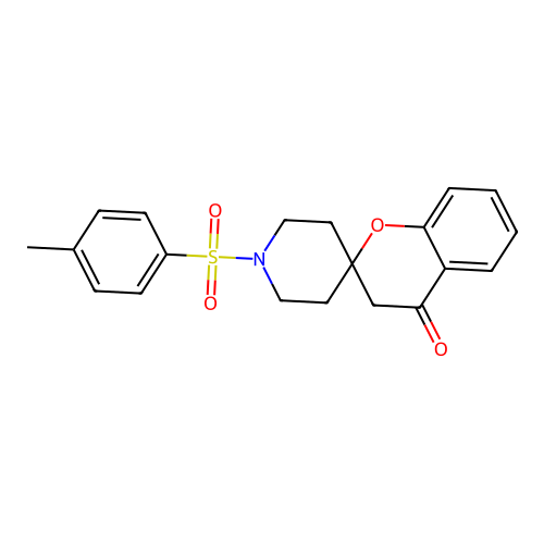 1'-tosylspiro[chroman-2,4'-piperidin]-4-one structure
