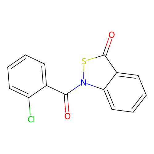 1-(2-Chlorobenzoyl)-1,3-dihydro-2,1-benzothiazol-3-one structure