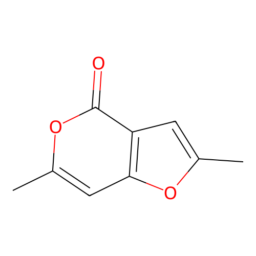 2,6-Dimethyl-4H-furo[3,2-c]pyran-4-one structure