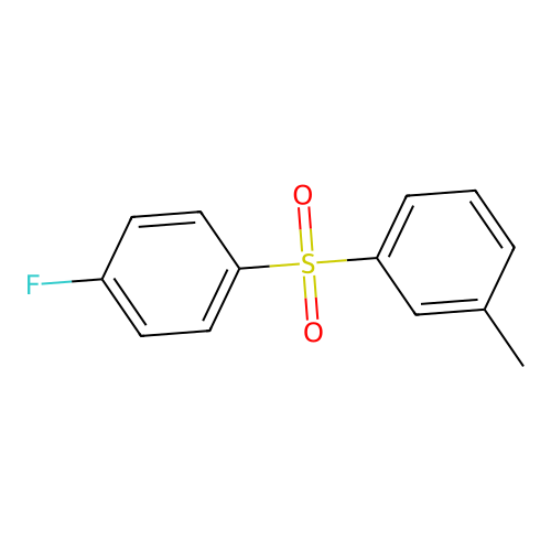 m-((p-Fluorophenyl)sulphonyl)toluene structure