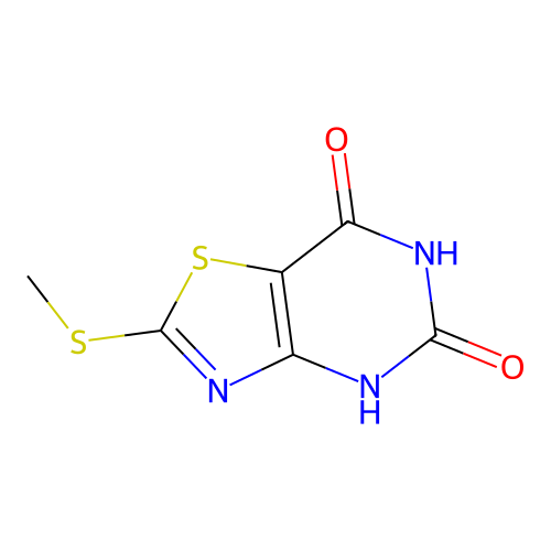 2-(Methylthio)thiazolo[4,5-d]pyrimidine-5,7-diol structure