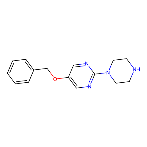 5-(Benzyloxy)-2-(piperazin-1-yl)pyrimidine structure