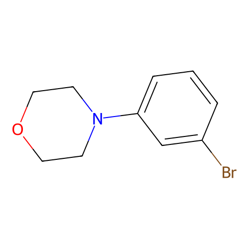 4-(3-Bromophenyl)morpholine structure
