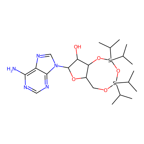 3,5-O-(1,1,3,3-TETRAISOPROPYL-1,3-DISILOXANEDIYL)ADENOSINE structure