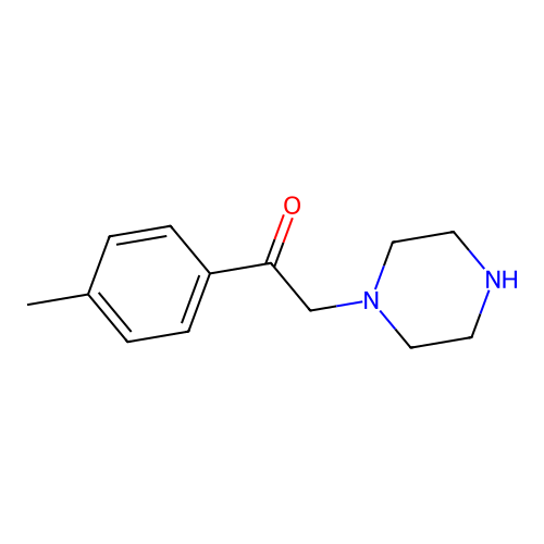 1-(4-Methylphenyl)-2-(piperazin-1-yl)ethan-1-one structure