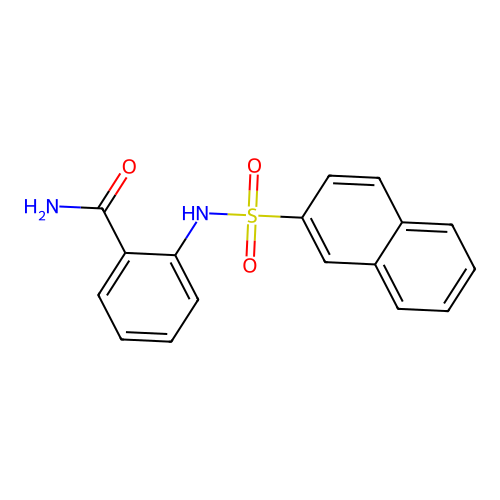 2-(Naphthalene-2-sulfonamido)benzamide structure
