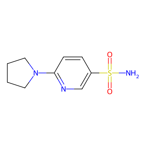 6-(Pyrrolidin-1-yl)pyridine-3-sulfonamide structure