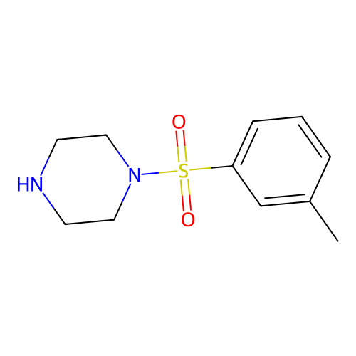 1-[(3-Methylphenyl)sulfonyl]piperazine structure