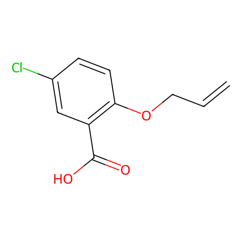 2-Allyloxy-5-chloro-benzoic acid structure