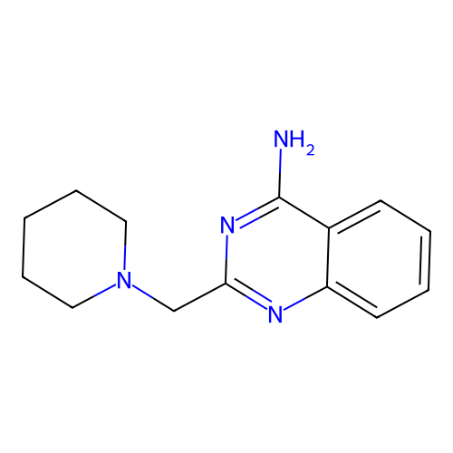 2-(Piperidin-1-ylmethyl)quinazolin-4-amine structure