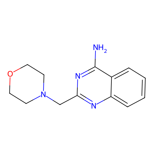 2-(Morpholin-4-ylmethyl)quinazolin-4-amine structure