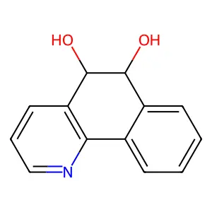 5,6-Dihydrobenzo[h]quinoline-5,6-diol structure