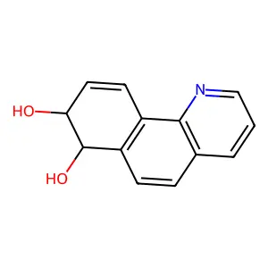Benzo(h)quinoline-7,8-diol, 7,8-dihydro- structure