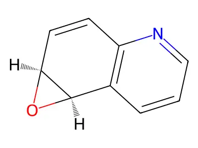 (+-)-5,6-Epoxy-5,6-dihydroquinoline structure