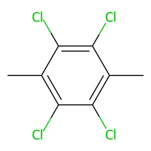 2,3,5,6-Tetrachloro-p-xylene structure