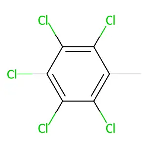 五氯甲苯 structure