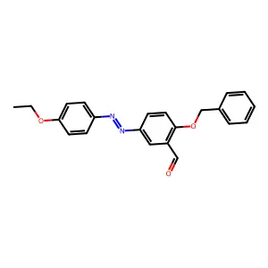 4-Ethoxy-3'-formyl-4'-benzyloxyazobenzene structure