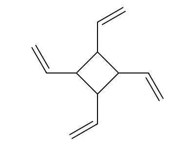 cis,trans,cis-1,2,3,4-Tetravinylcyclobutane structure