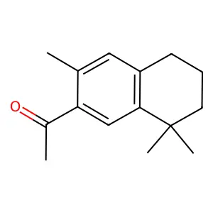 Ethanone, 1-(5,6,7,8-tetrahydro-3,8,8-trimethyl-2-naphthalenyl)- structure